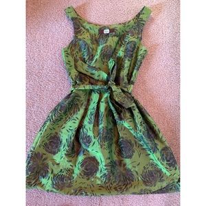 Eva Franco Green Floral Dress